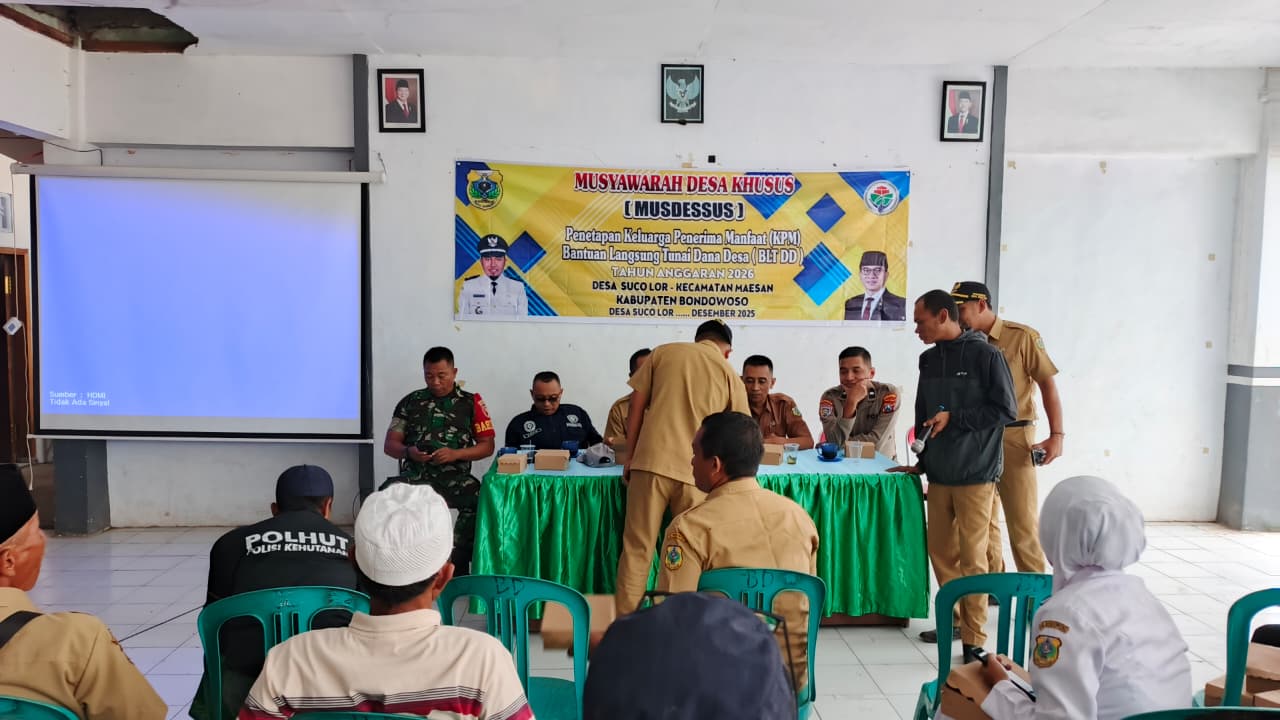 MUSDES Penetapan KPM BLT DD Tahun Anggaran 2026